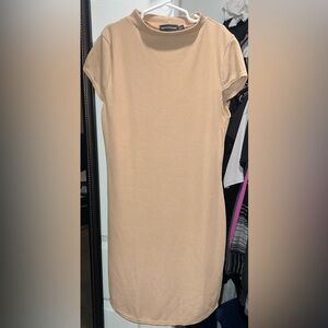 Pretty little thing Ribbed high neck bodycon dress